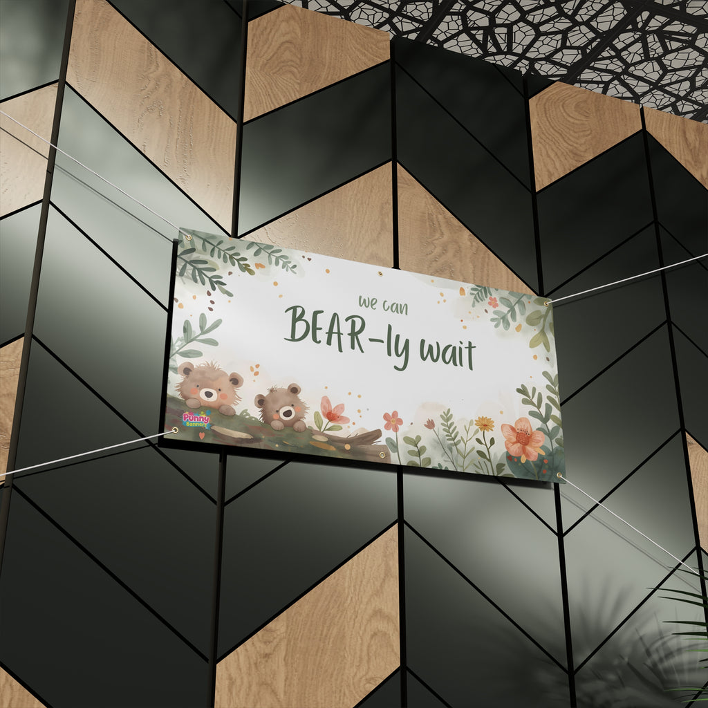 We Can Bear-ly Wait Personalized Banner! 🐻🤰