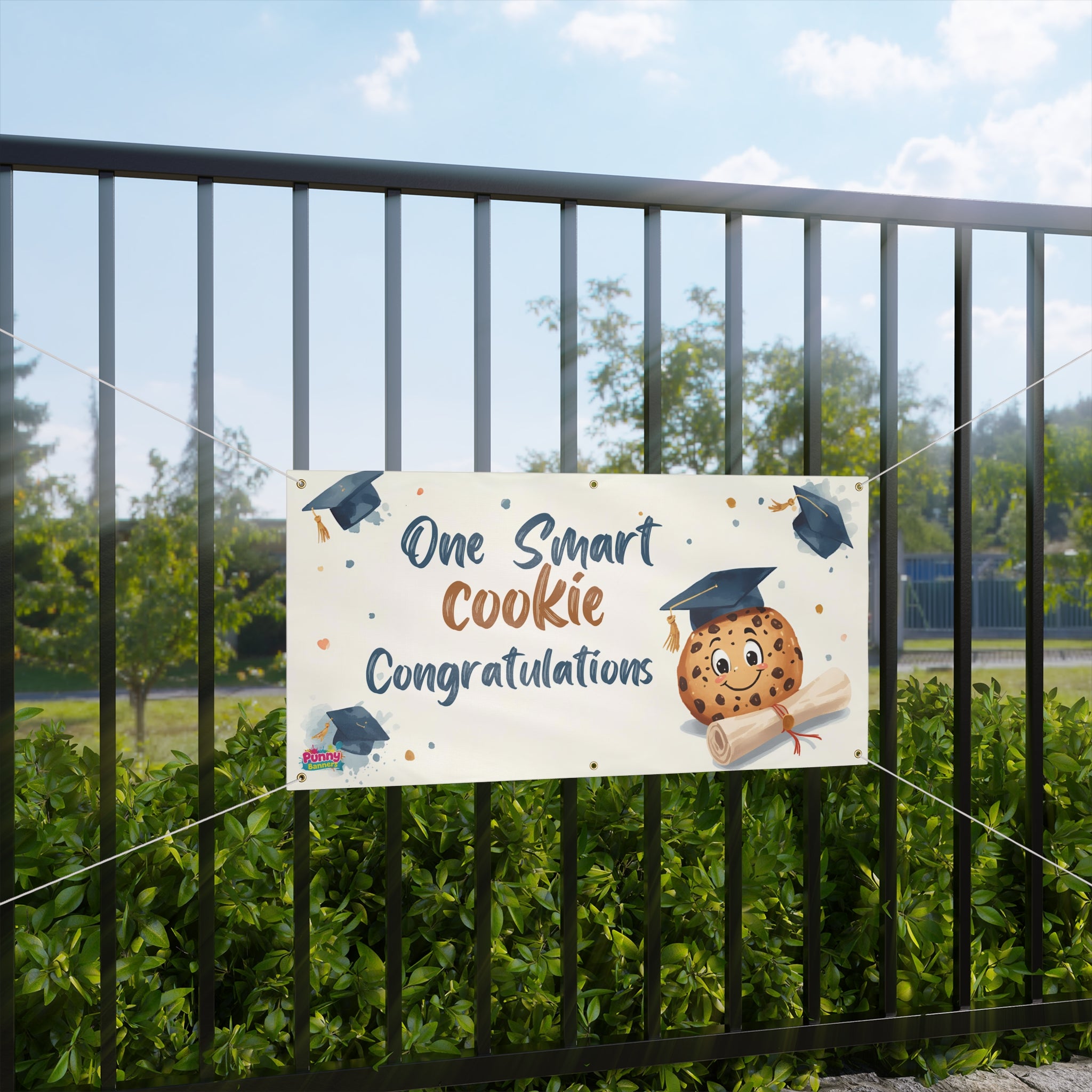 One Smart Cookie Congratulations Graduation Banner! 🎓🍪