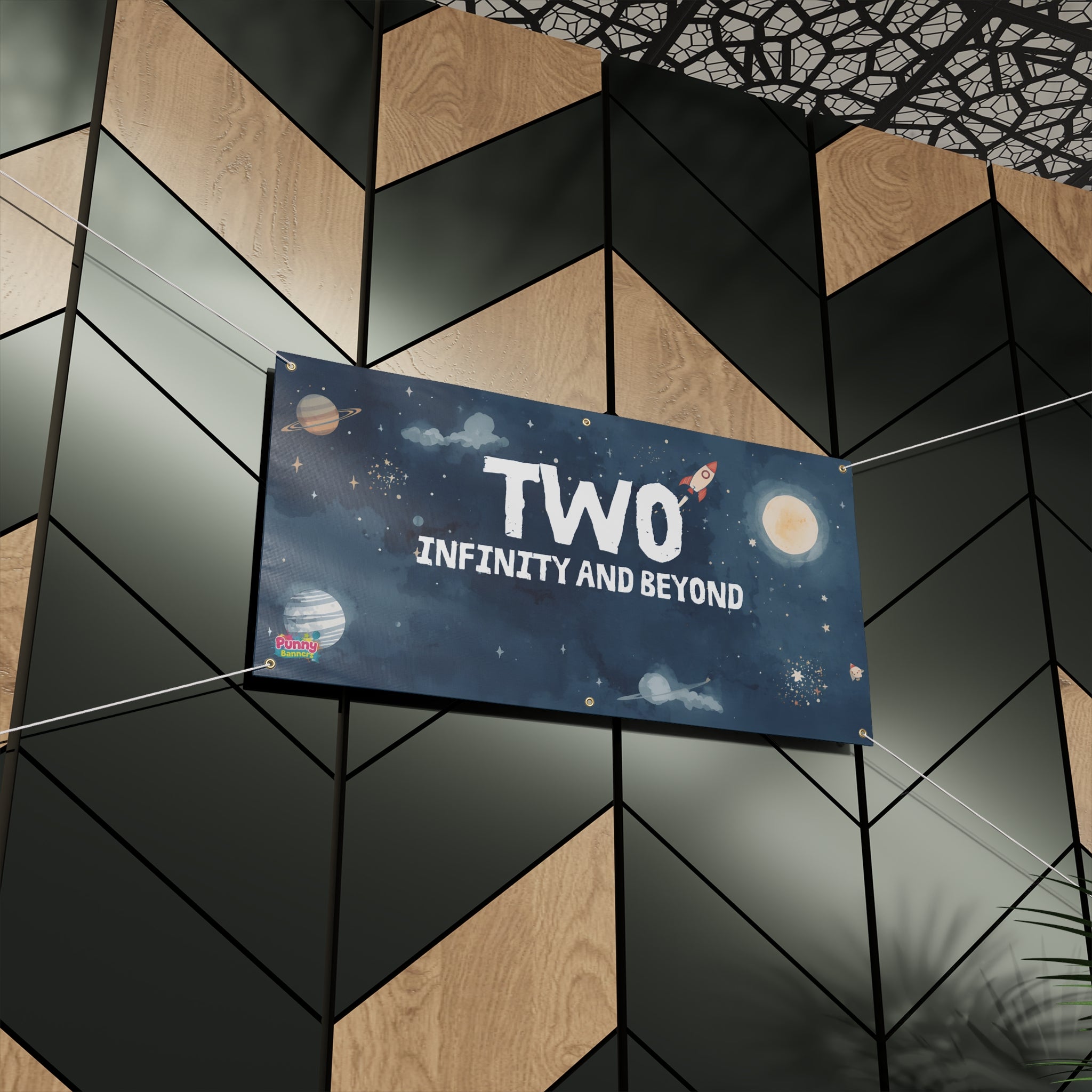TWO Infinity And Beyond Birthday Banner! 🚀🌌
