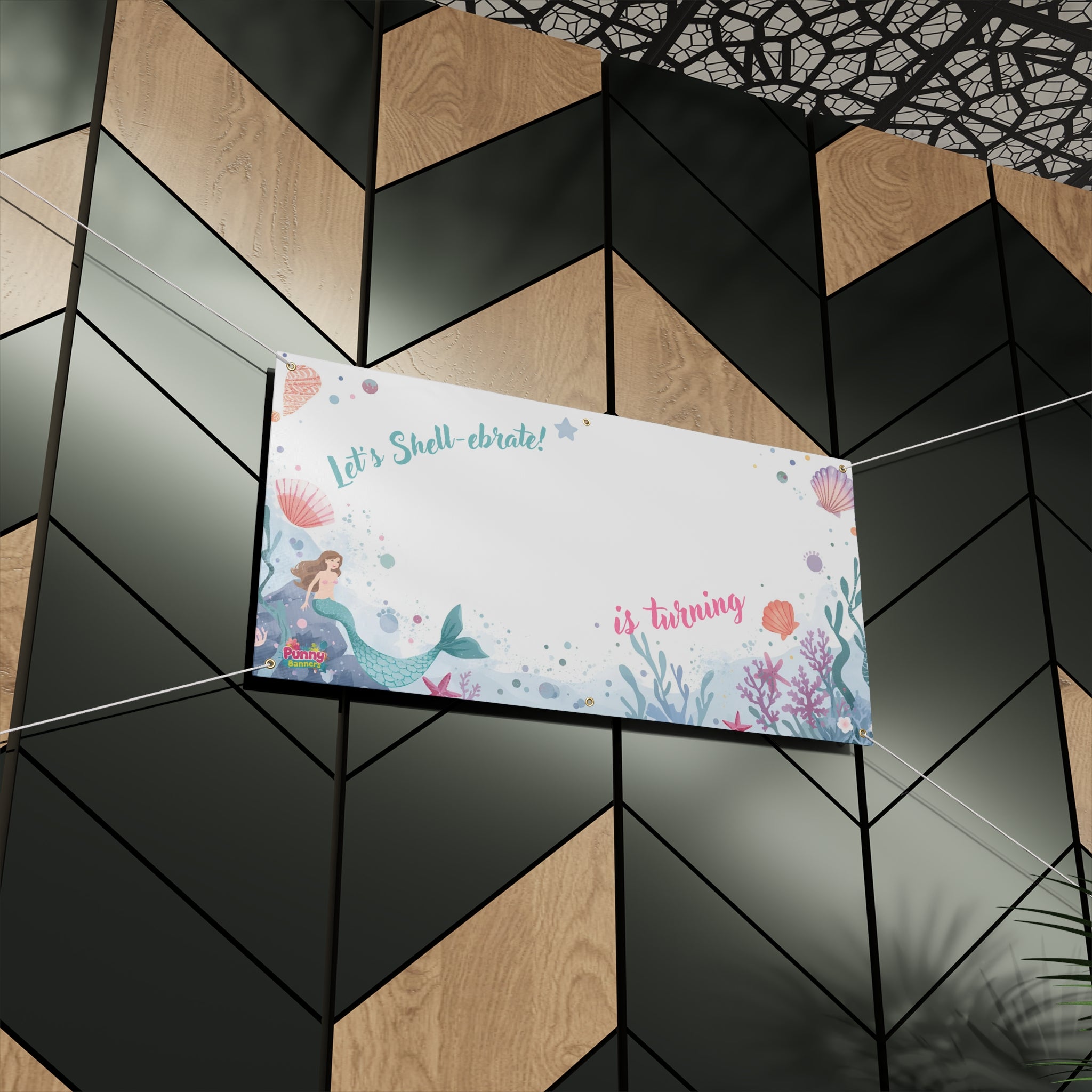 Lets Shell-ebrate personalized birthday banner! 🧜‍♀️🎉