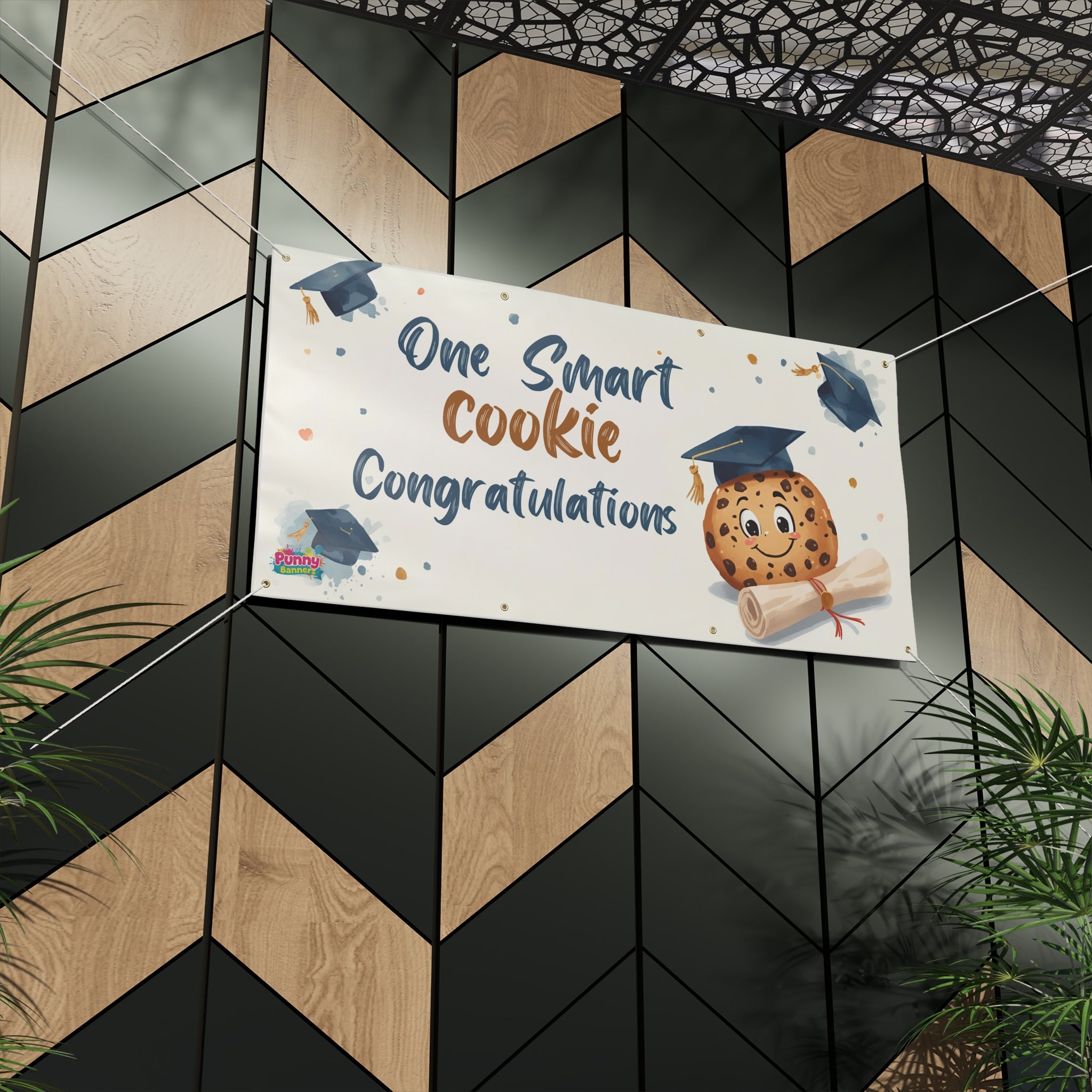 One Smart Cookie Congratulations Graduation Banner! 🎓🍪