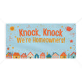 Knock Knock We're Homeowners Personalized Banner! 🏡🎉