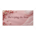 She's Tying The Knot! Personalized Bachelorette Banner! 💍🎀